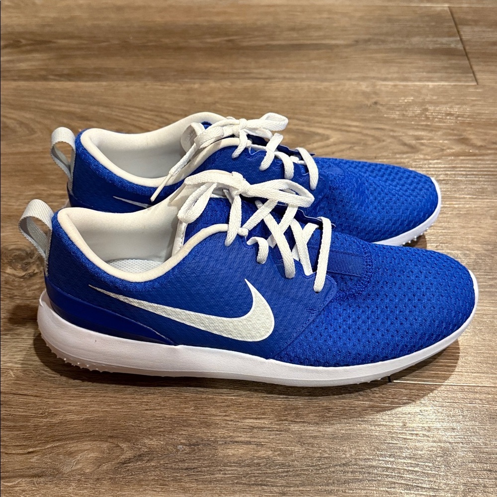 Nike Roshe G Racer Blue White Golf Shoes CD6065-400 Spikeless Men Size 8